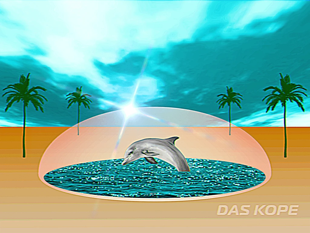 Das Kope Cube Palm & Desert Dome Sticker Pack