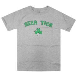 Deer Tick New Merch Shamrock Youth Heather Grey T-Shirt