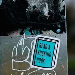 Autostraddle Read A Fucking Book Sticker New Merch