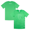 Edie Brickell & New Bohemians Hunter Logo Lime Green T-Shirt New Merch