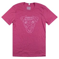 Edie Brickell & New Bohemians New Merch Hunter Logo Raspberry T-Shirt