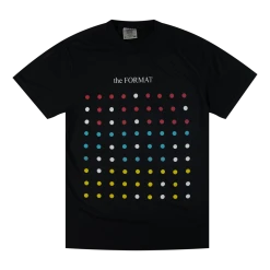 The Format Dots Black T-Shirt New Merch