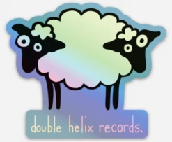 Double Helix Records Double Helix Holographic Sticker New Merch