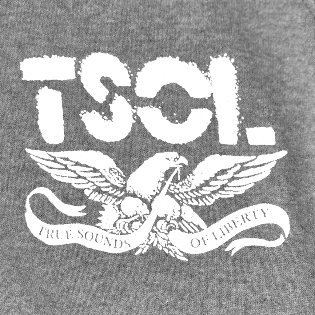 T.S.O.L. Logo Grey Zip Hoodie New Merch