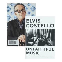 Elvis Costello Signed Unfaithful Music & Disappearing Ink Book