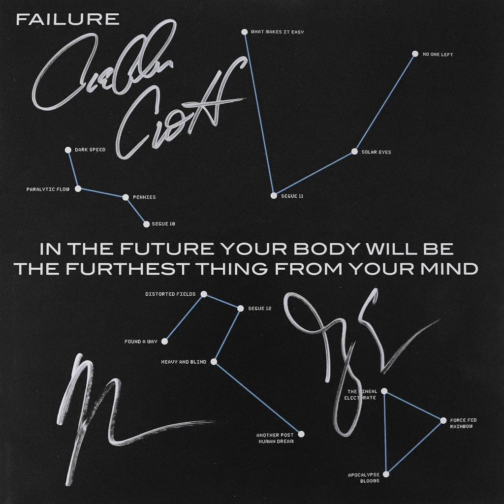Failure New Merch In The Future Your Body Will Be The Furthest Thing From Your Mind Signed 12" Double Vinyl