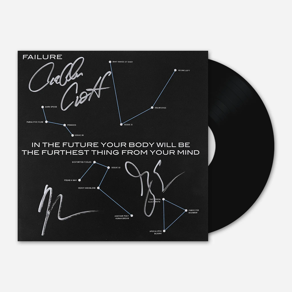 Failure New Merch In The Future Your Body Will Be The Furthest Thing From Your Mind Signed 12" Double Vinyl