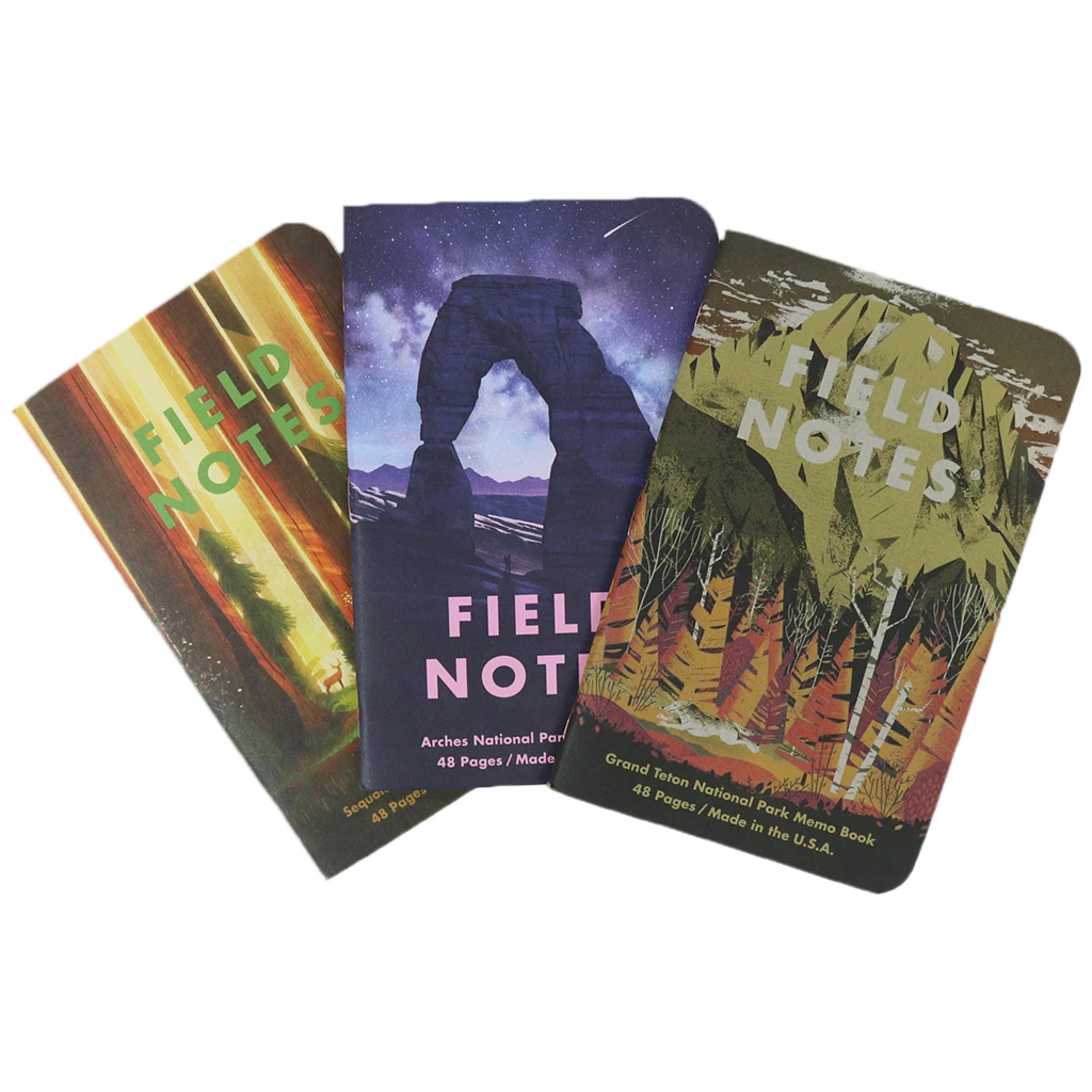 Field Notes National Parks 3-Pack New Merch