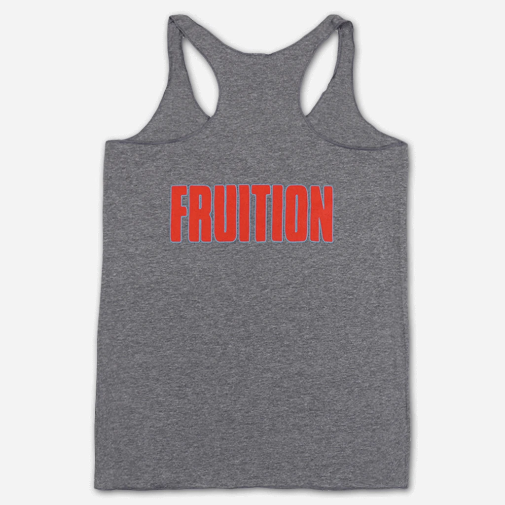 Fruition New Merch Flaming Man Women’s Grey Triblend Tank Top