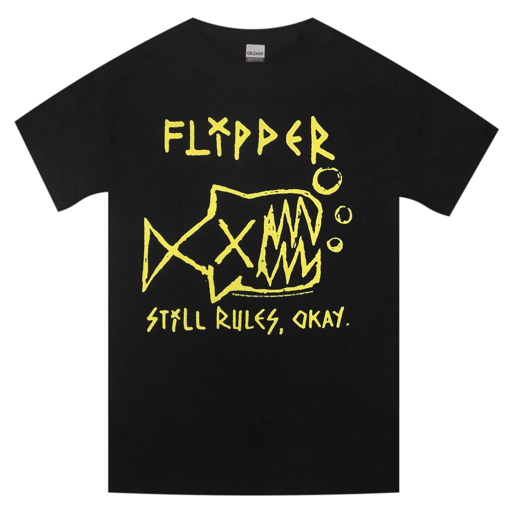 Flipper New Merch Still Rules Black T-Shirt