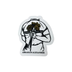 Abraham Alexander Sunflower Sticker New Merch