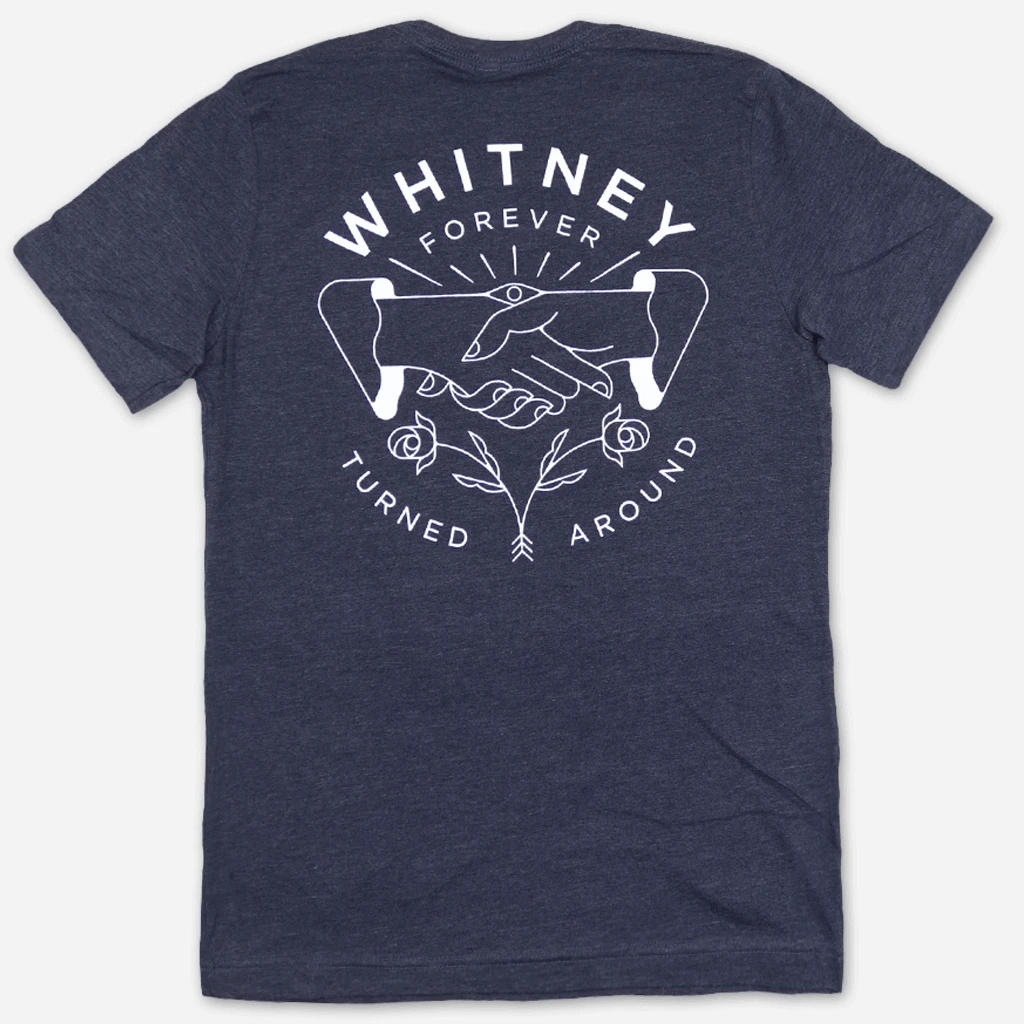 Whitney Friendship Heather Navy T-Shirt New Merch