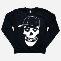 MC Lars "Gangster Skull" Crew Neck Pullover Sweatshirt New Merch