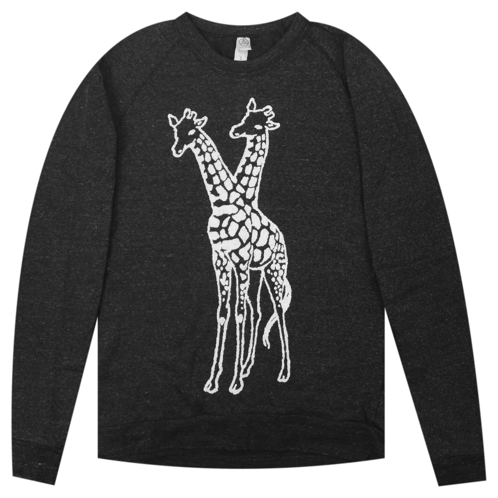 Giraffes? Giraffes! SUPERBASS!!!! Eco-Black Champ Pullover