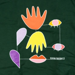 Rolling Blackouts Coastal Fever Everyday Lines Forest Green Sweatshirt New Merch