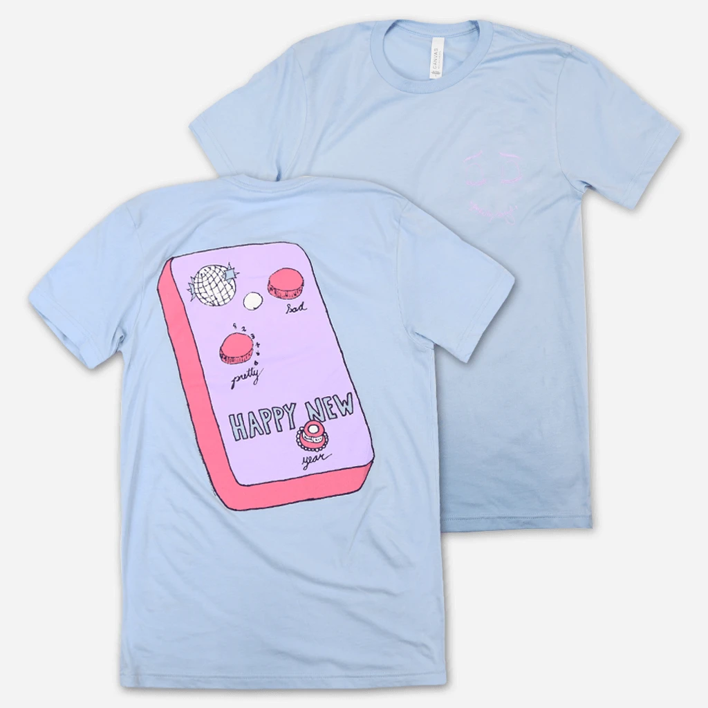 Lostboycrow New Merch Happy New Year Baby Blue T-Shirt