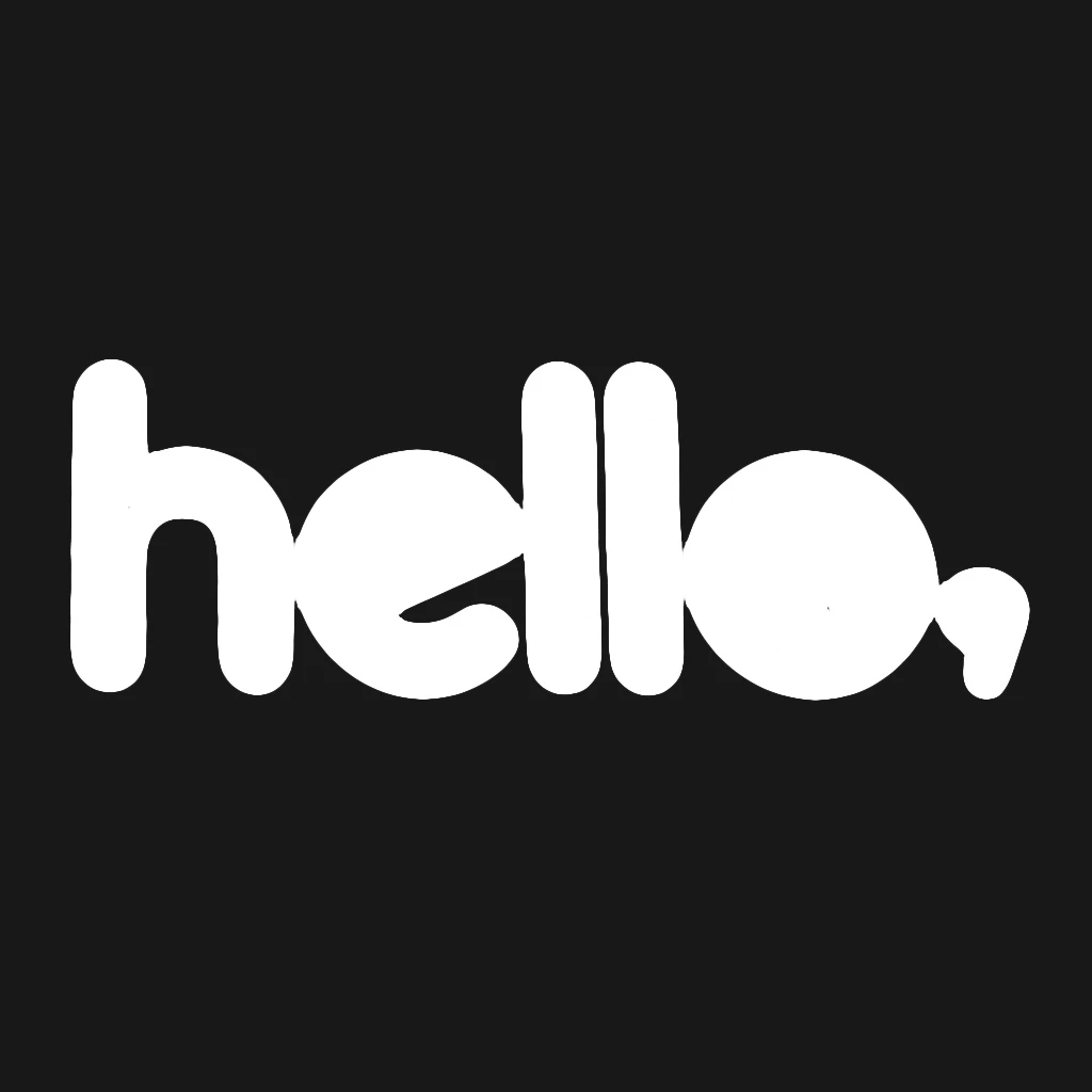 Hello Merch Hello Logo Black T-Shirt