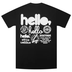 Hello Merch Hello Family 2021 Black T-Shirt