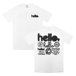 Hello Merch Hello Family 2021 White T-Shirt New Merch