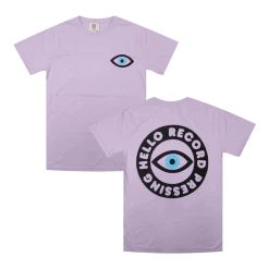 Hello Merch Hello Record Pressing Orchid T-Shirt New Merch