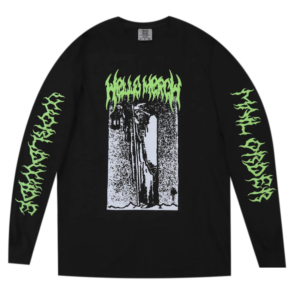 Hello Merch Hello Tarot Long Sleeve Puff & Glow T-Shirt