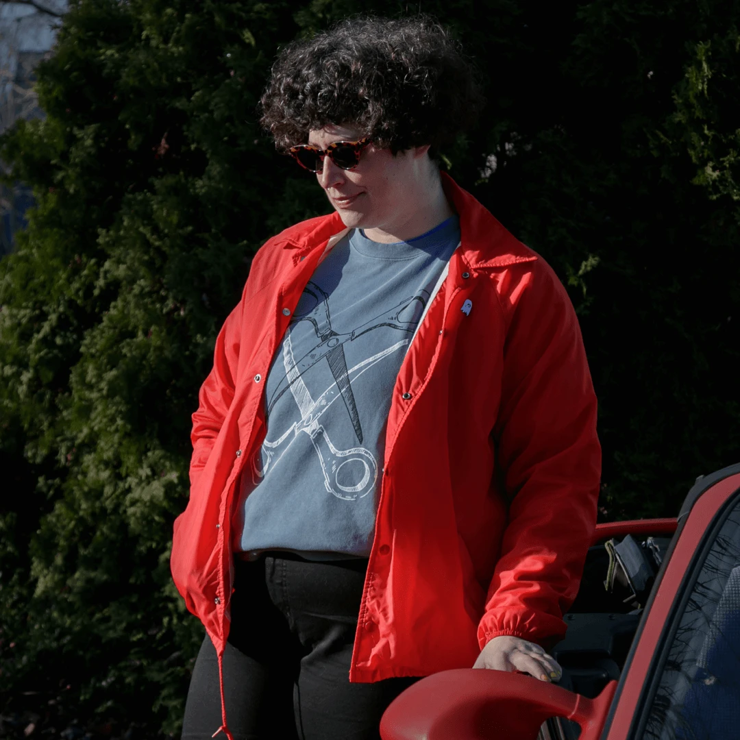 Autostraddle New Merch Scissoring Sweatshirt