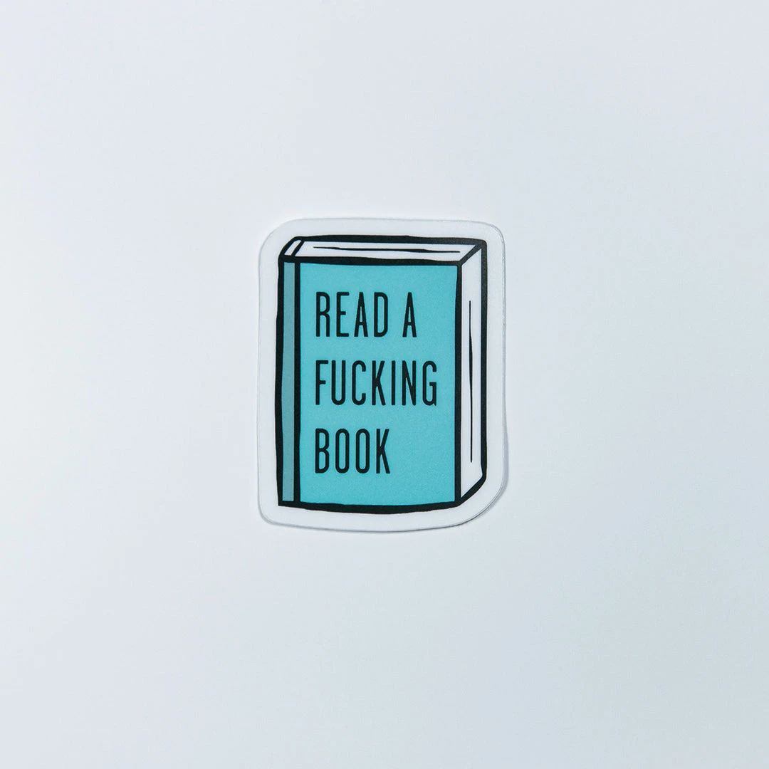 Autostraddle Read A Fucking Book Sticker New Merch