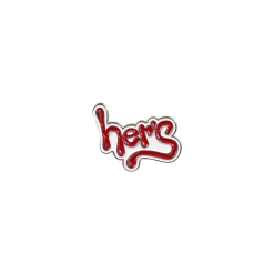 New Merch Her's Logo Pin