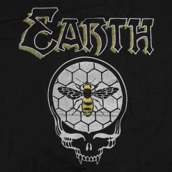 Earth Honey Skull Black T-Shirt