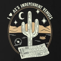 I Heart AZ's Venues Women's Black T-Shirt