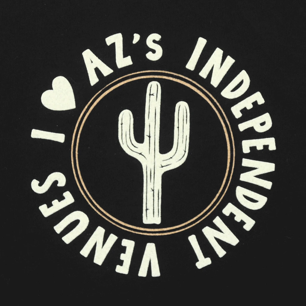 I Heart AZ's Venues Women's Black T-Shirt