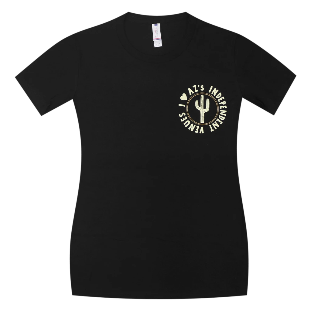 I Heart AZ's Venues Women's Black T-Shirt
