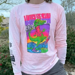 Hello Merch Valley Of The Sun Long Sleeve Tie-Dye Shirt