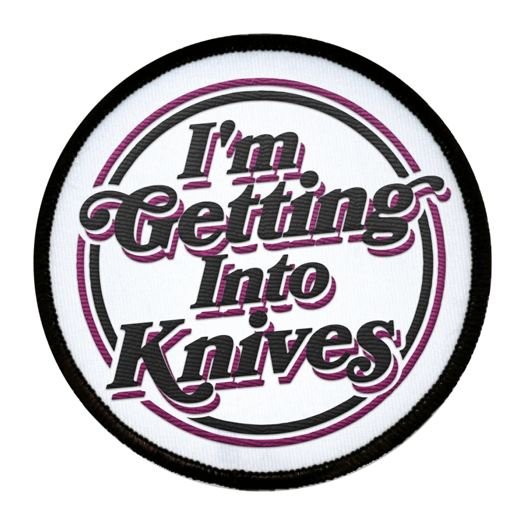 The Mountain Goats New Merch I'm Getting Into Knives Patch