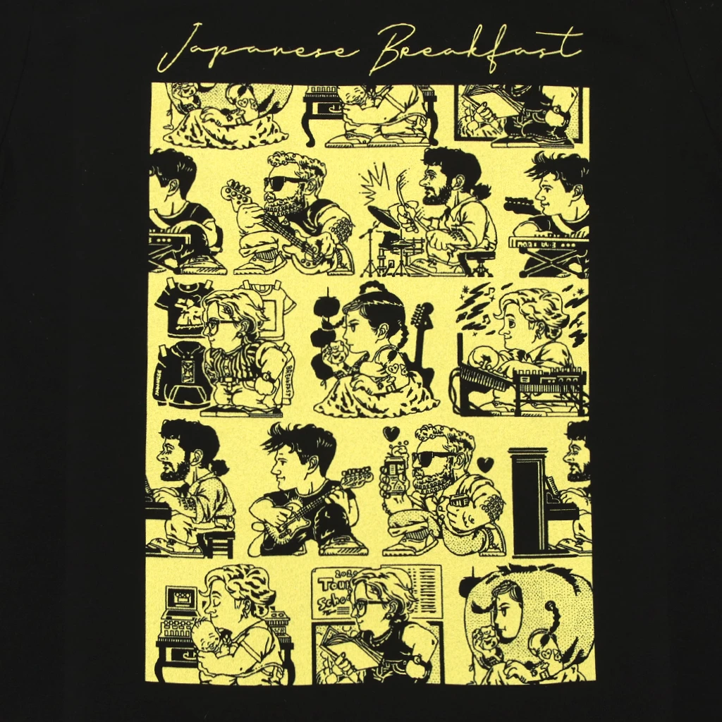 Japanese Breakfast JB Fam Black T-Shirt New Merch