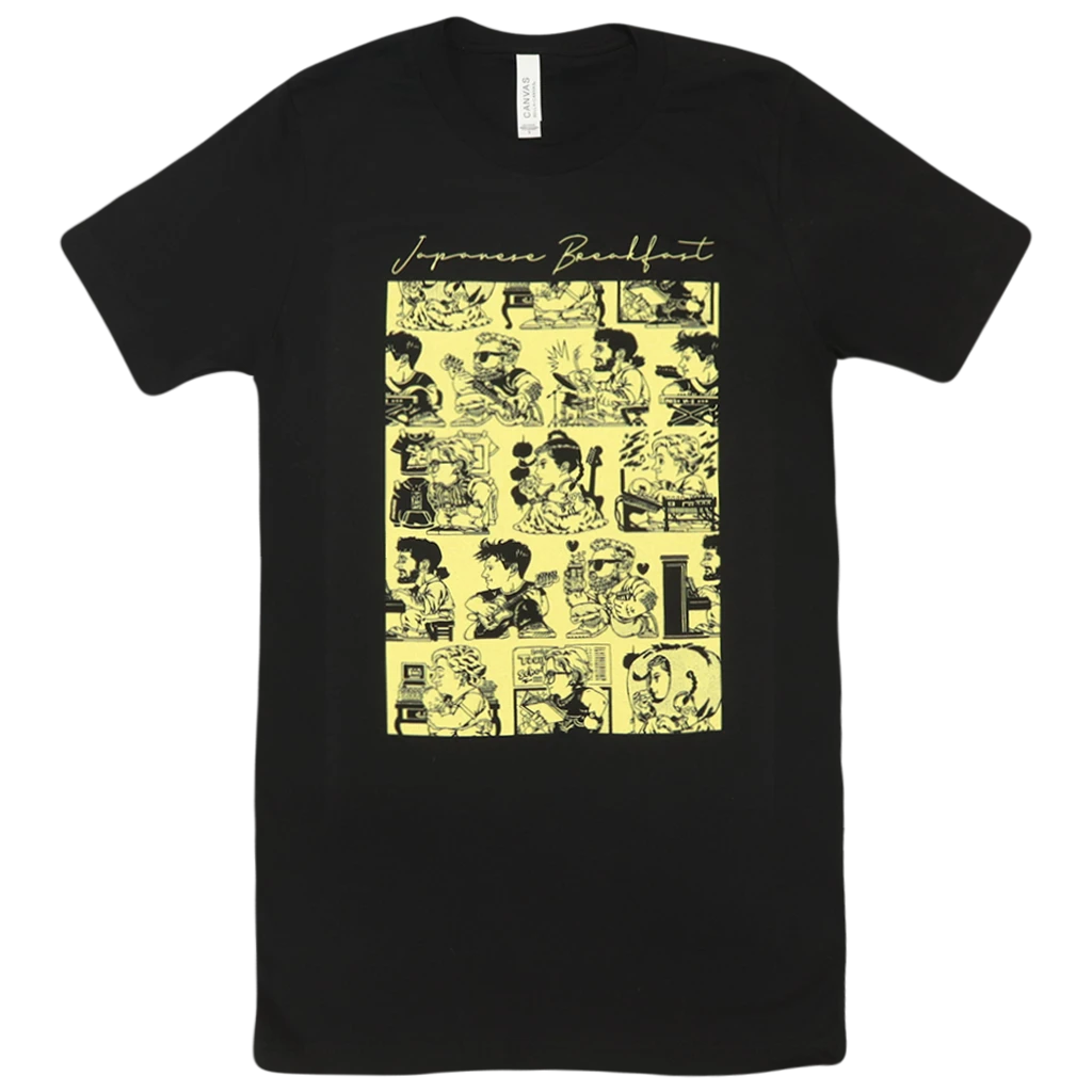 Japanese Breakfast JB Fam Black T-Shirt New Merch