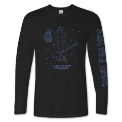 Jenny Owen Youngs Ghost Alternative Logo Black Long Sleeve T-Shirt New Merch