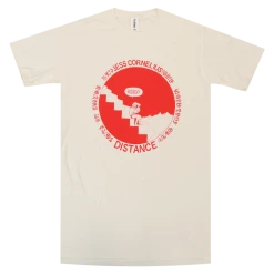 Jess Cornelius Distance Red Logo Cream T-Shirt New Merch