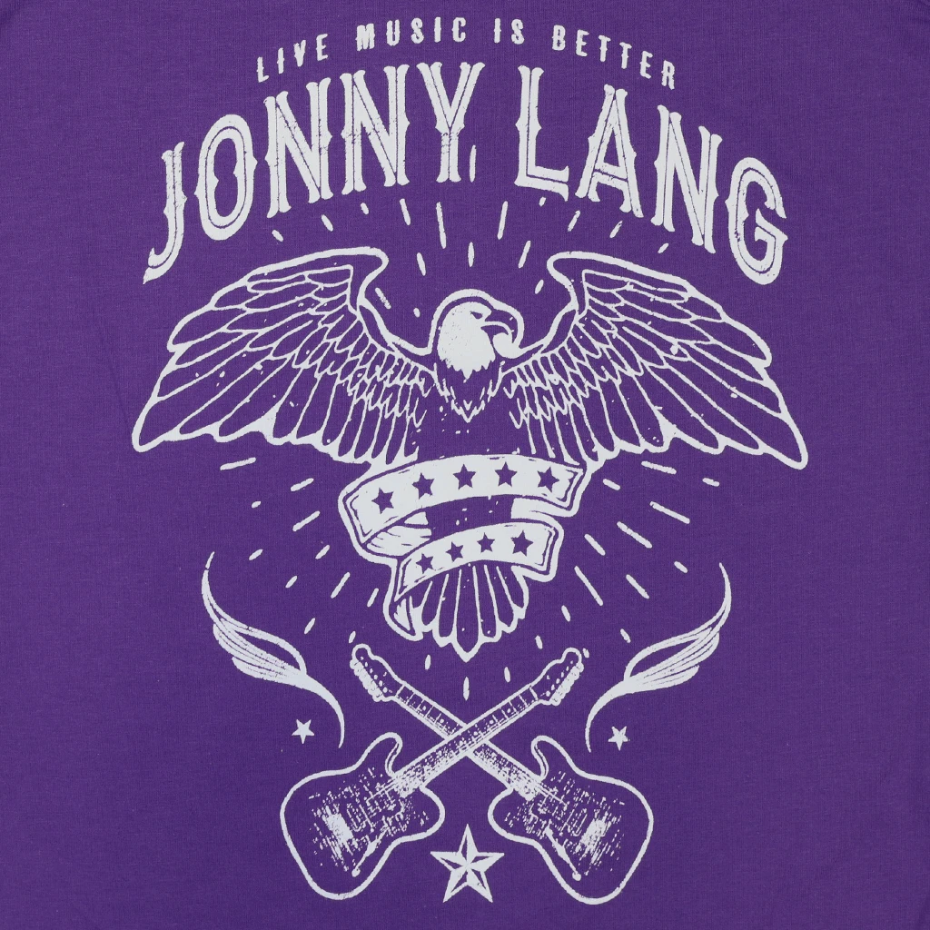 Jonny Lang Eagle Women's Purple Tank Top New Merch