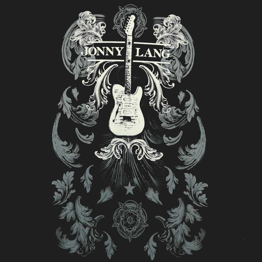 Jonny Lang New Merch Guitar Tour Women's Black T-Shirt