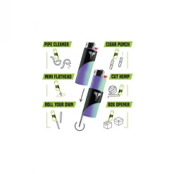 Cheech And Chong Card Logo Kasher Lighter New Merch