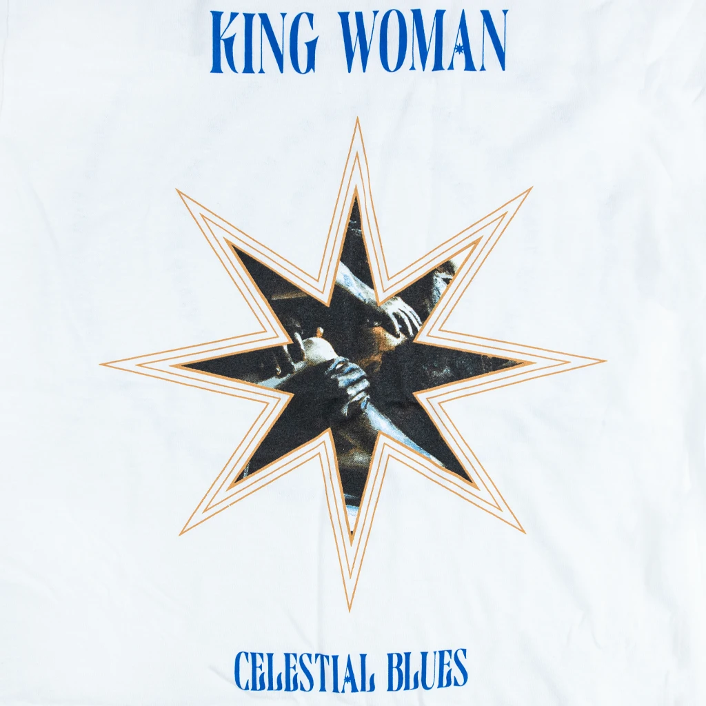 King Woman KW Celestial Blues White Short Sleeve