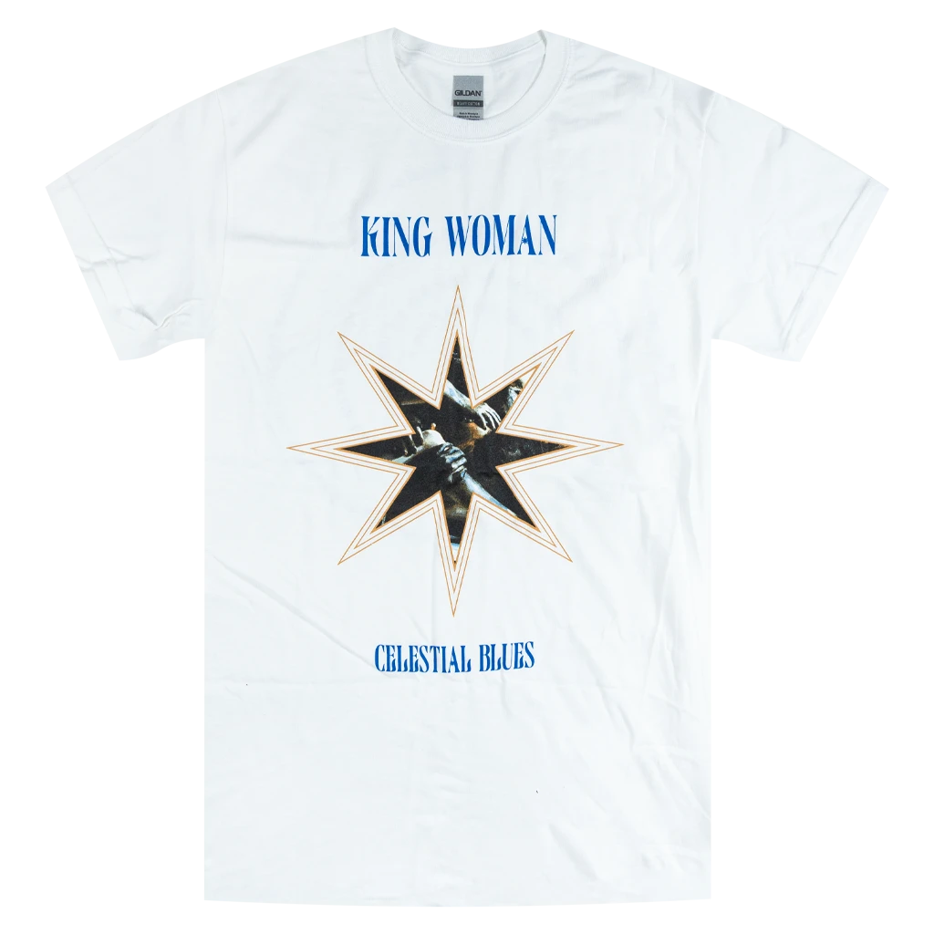 King Woman KW Celestial Blues White Short Sleeve