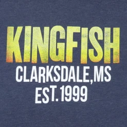 Christone "Kingfish" Ingram Hometown Heather Navy T-Shirt