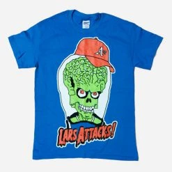 MC Lars "Lars Attacks!" Alien Face Blue T-Shirt