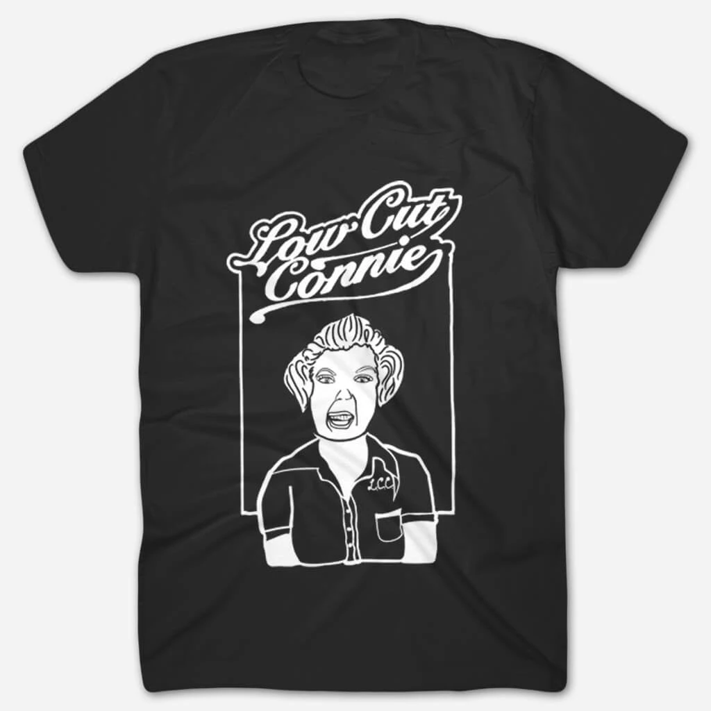 Low Cut Connie New Merch Connie Black T-Shirt