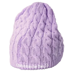 Tara Macri Christmas For Two Lavender Beanie New Merch