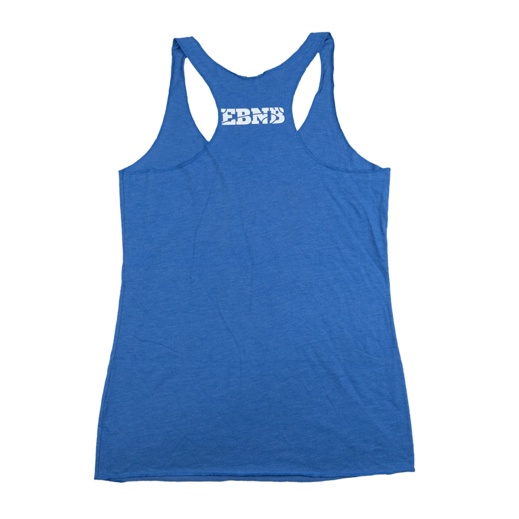 Edie Brickell & New Bohemians Hunter Logo Racerback Vintage Royal Tank