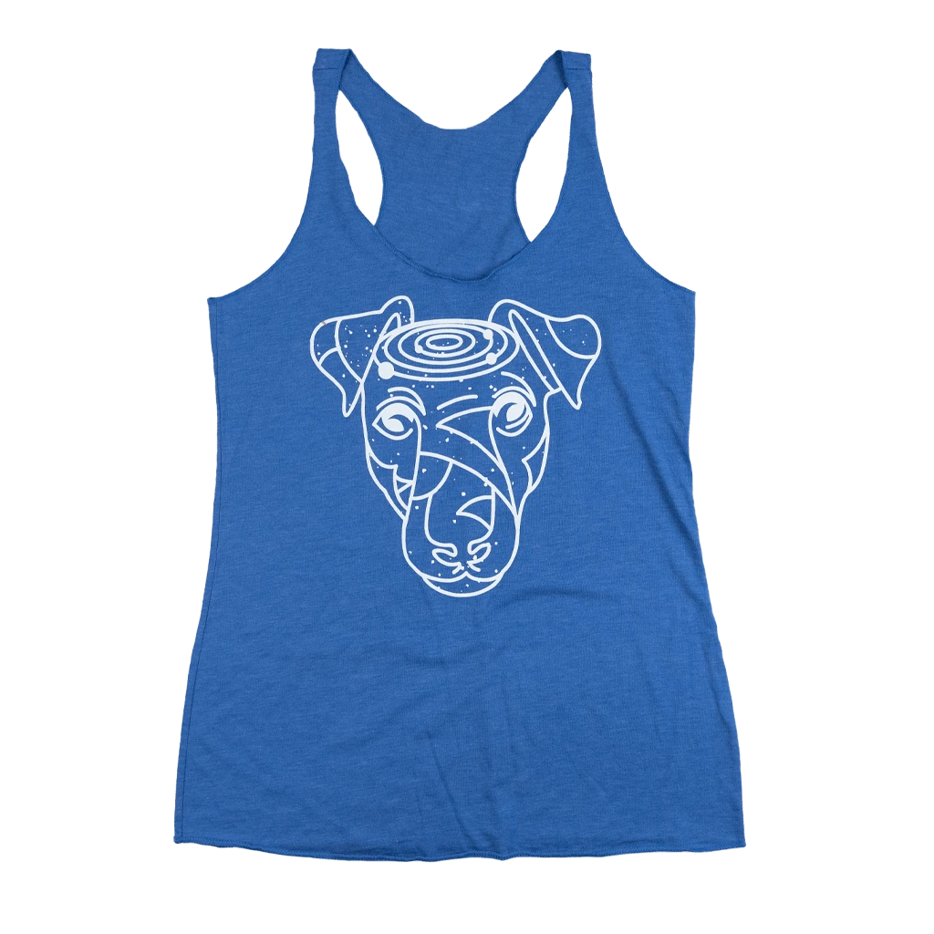 Edie Brickell & New Bohemians Hunter Logo Racerback Vintage Royal Tank