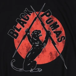 Black Pumas Lightning Women's Black Tank New Merch